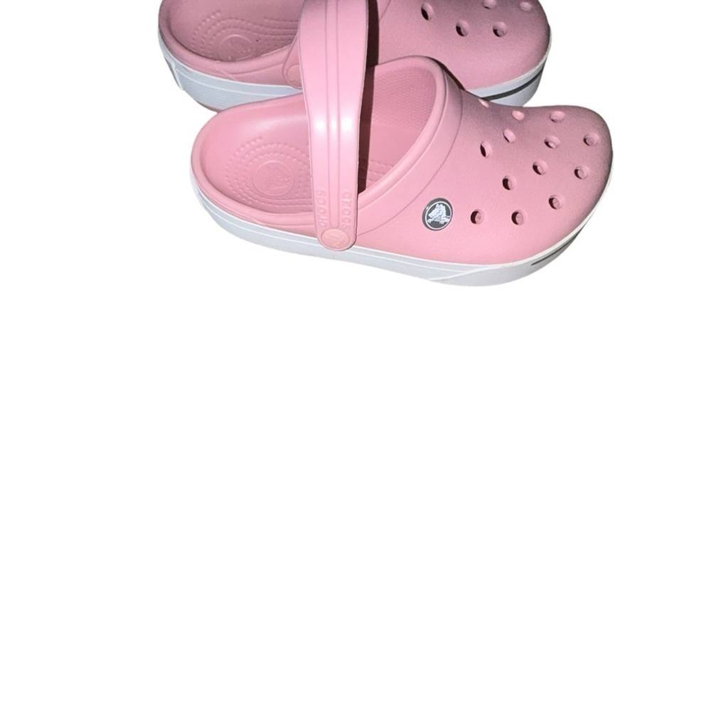Woman Pink Crocs Crocband Clog Slip On Shoes Water Shoes sandals size 6